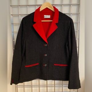 Reversible Pendleton 100% Merino Wool jacket